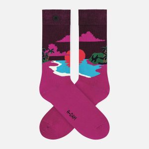 SOCKS RED SUNSET - Image 1