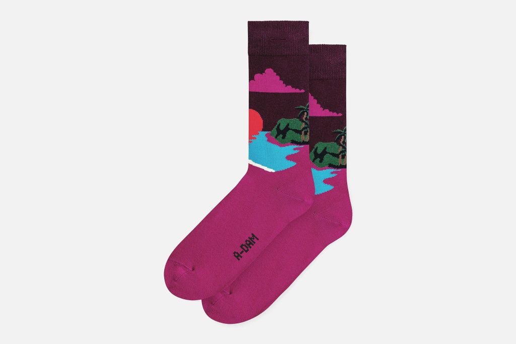 SOCKS RED SUNSET
