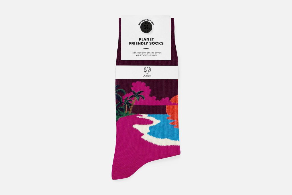 SOCKS RED SUNSET