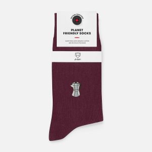 SOCKS BURGUNDY PERCOLATOR - Image 5