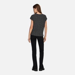 CAROL VNECK BLACK GLITTER – Image 4
