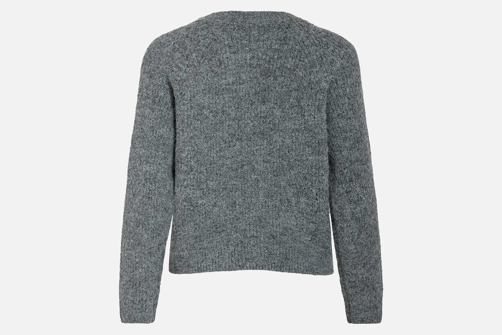 CHEENA BUTTON CARDI GREY