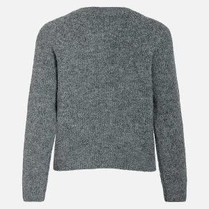 CHEENA BUTTON CARDI GREY - Image 2