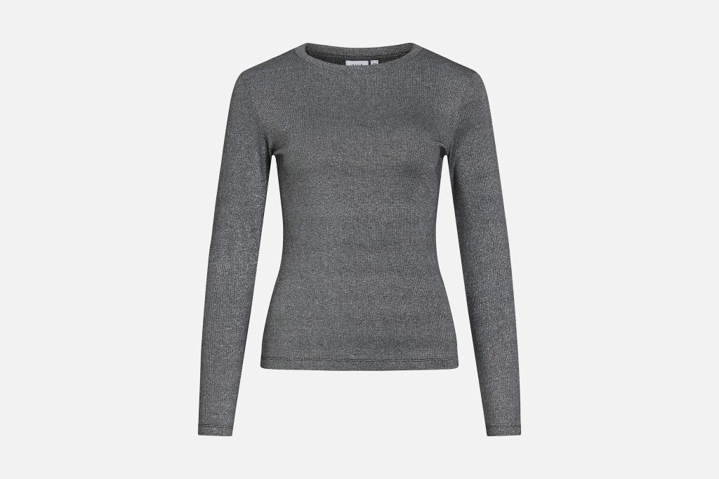 CATREA TOP GLITTER BLACK