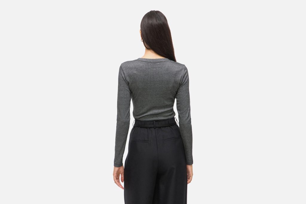 CATREA TOP GLITTER BLACK