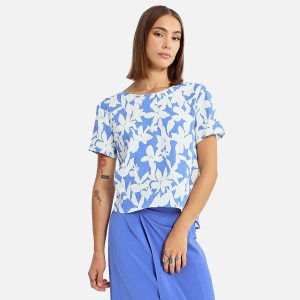 TOP LILI BLUE HOLBOX PRINT – Image 1