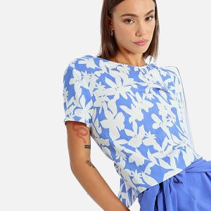 TOP LILI BLUE HOLBOX PRINT – Image 2