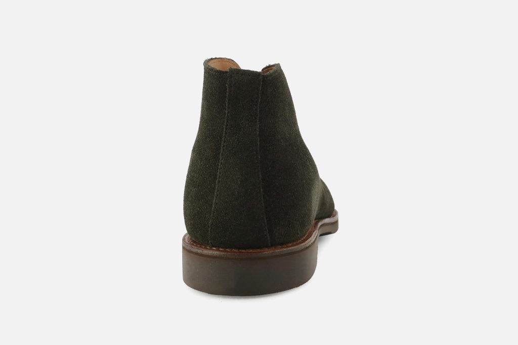 BIBURY EARTH GREEN SUEDE