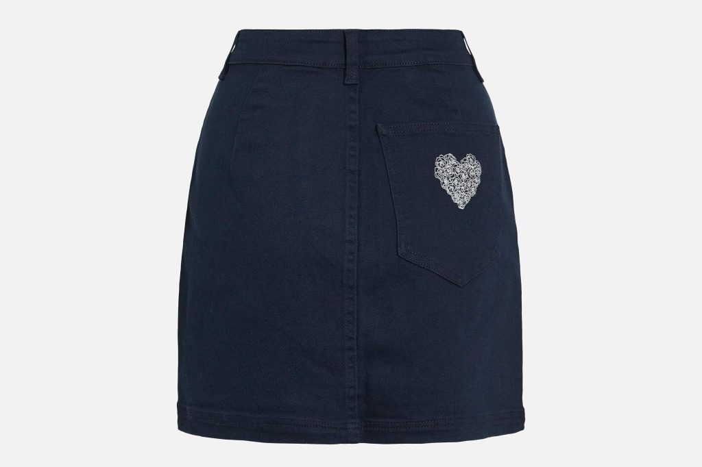 CHIA COEUR MINI SKIRT NAVY