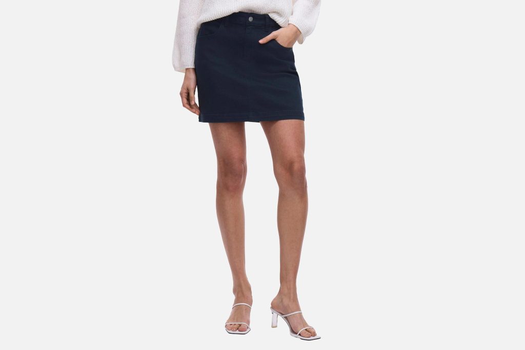 CHIA COEUR MINI SKIRT NAVY