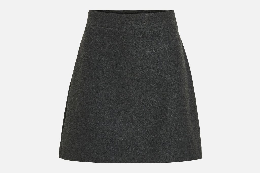 DACEY SHORT SKIRT DARK GREY