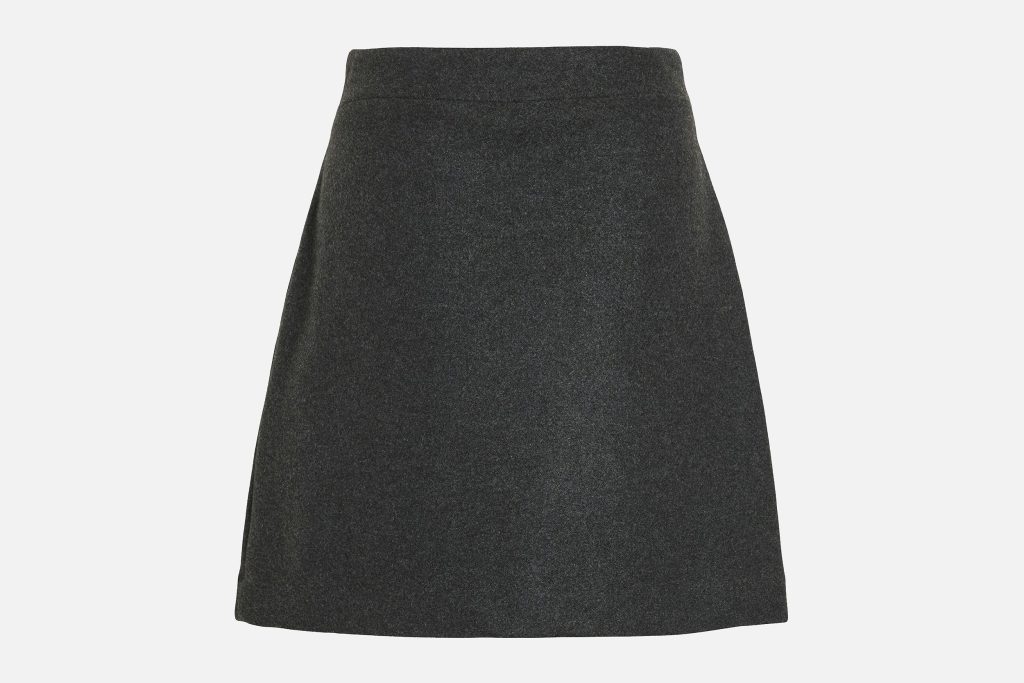 DACEY SHORT SKIRT DARK GREY