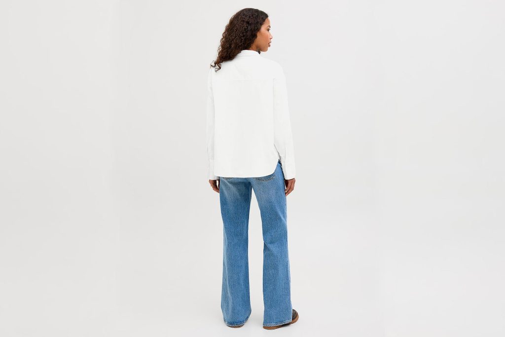 CARO POPLIN SHIRT BLANC