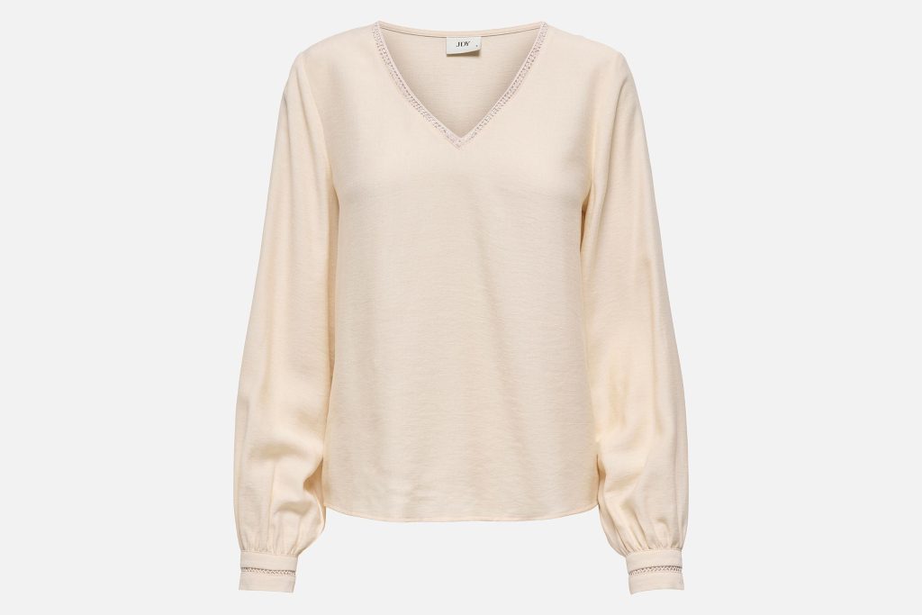 CORA V NECK SANDSHELL