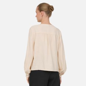 CORA V NECK SANDSHELL - Image 4