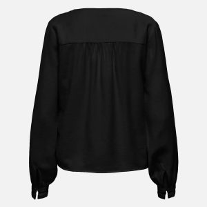 CORA V NECK BLACK - Image 2