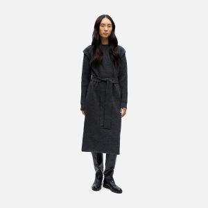AKI DRESS DARK GREY MELANGE - Image 2