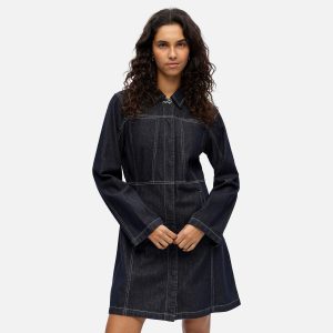 ANITA DENIM DRESS DARK BLUE - Image 2