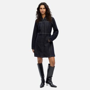 ANITA DENIM DRESS DARK BLUE - Image 4