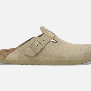 BOSTON SUEDE REG FADED KAKI – Image 1
