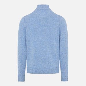 STEFFEN HALF ZIP AZUR MIX - Image 2