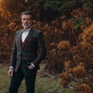 BLAZER TARTAN WOOL LOOK GREEN – Image 5