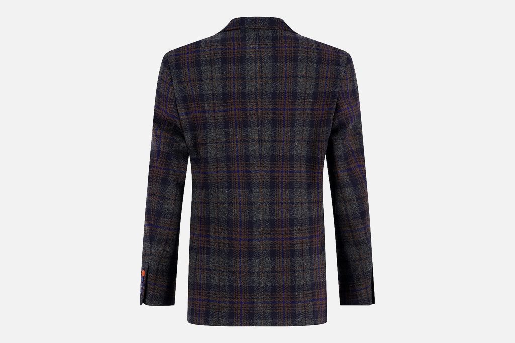 BLAZER TARTAN LOOK NAVY