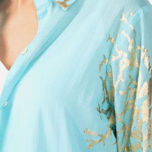CHEMISE CORAIL BLEU CARAIBES - Image 2
