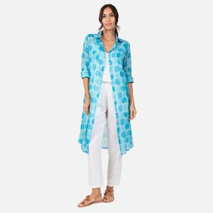 CHEMISE LO FLEUR BLEU CARAIBES - Image 2