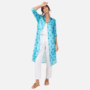 CHEMISE LO FLEUR BLEU CARAIBES - Image 3
