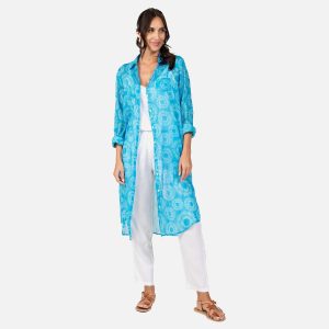 CHEMISE LO SOLEIL BLEU MARIN – Image 1