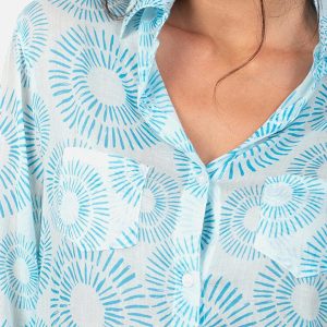 CHEMISE SOLEIL BLEU CARAIBES - Image 4