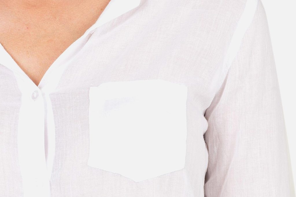 CHEMISIER WASHED BLANC MEXICO