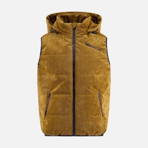 BODYWARMER RIB MUSTARD - Image 1