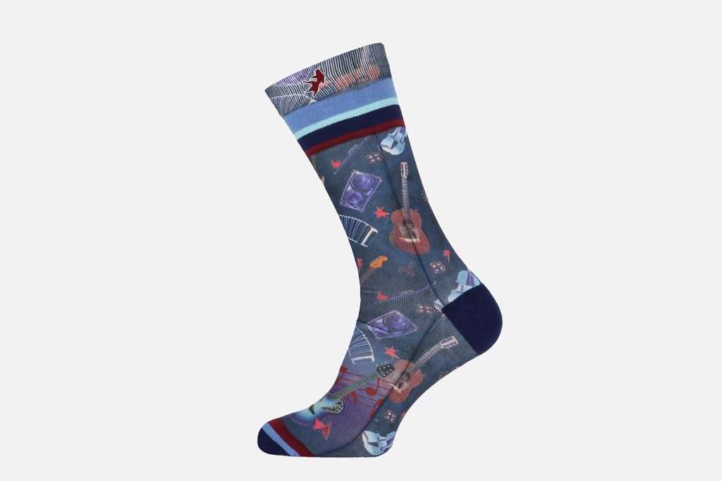 SOCK VARIOUS GUITARS NAVY