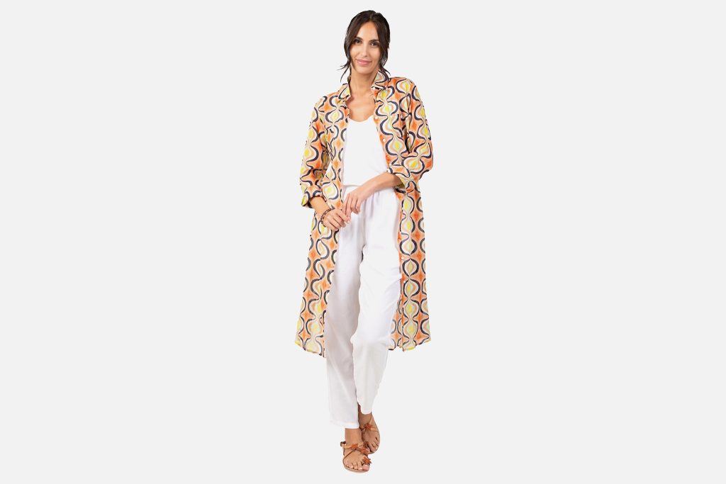 CHEMISE LO ELLIPSE PECHE