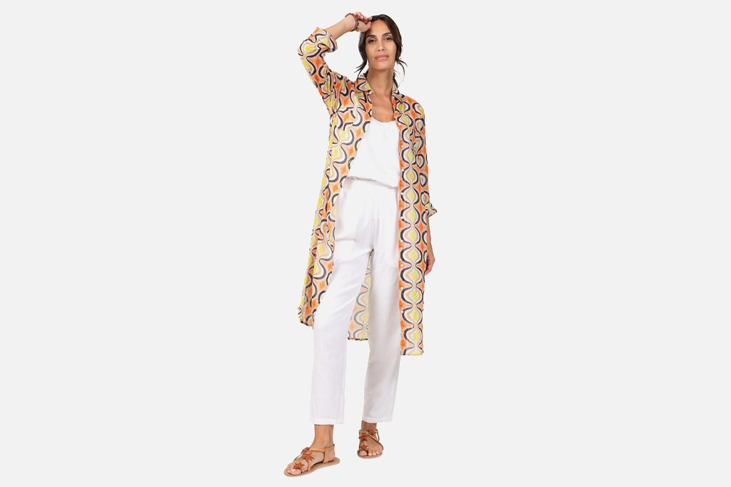 CHEMISE LO ELLIPSE PECHE