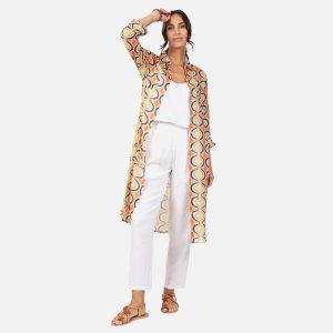 CHEMISE LO ELLIPSE PECHE – Image 2