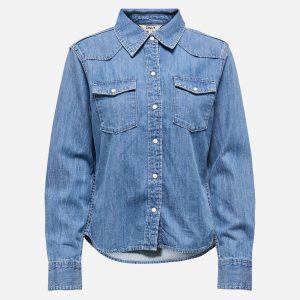 CHARLIZE MED BLUE DENIM – Image 1