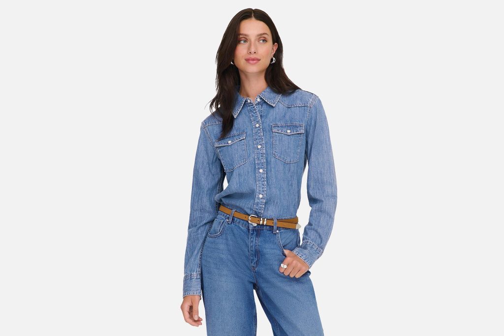 CHARLIZE MED BLUE DENIM