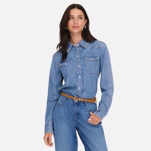 CHARLIZE MED BLUE DENIM – Image 3