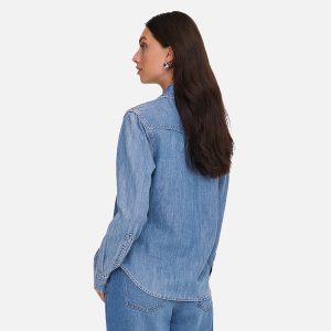 CHARLIZE MED BLUE DENIM – Image 4
