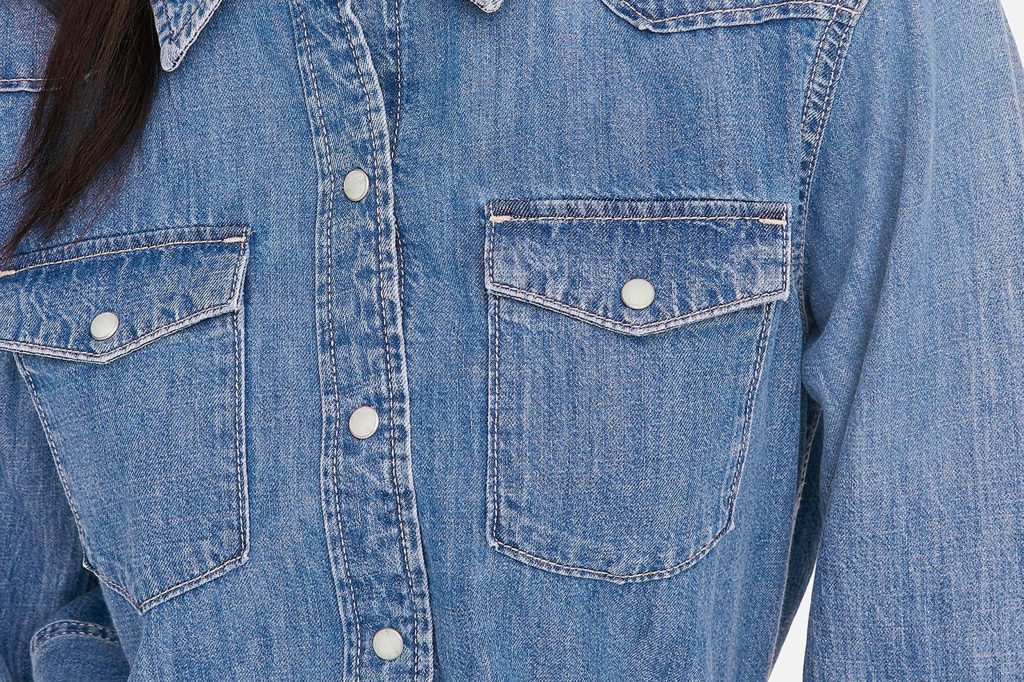 CHARLIZE MED BLUE DENIM