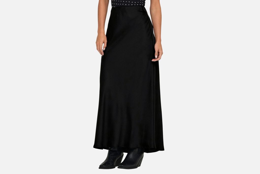 CHIGO ANKLE SKIRT BLACK