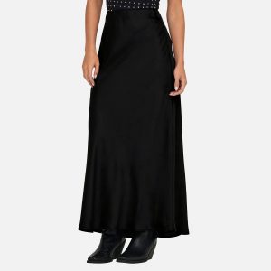 CHIGO ANKLE SKIRT BLACK – Image 3