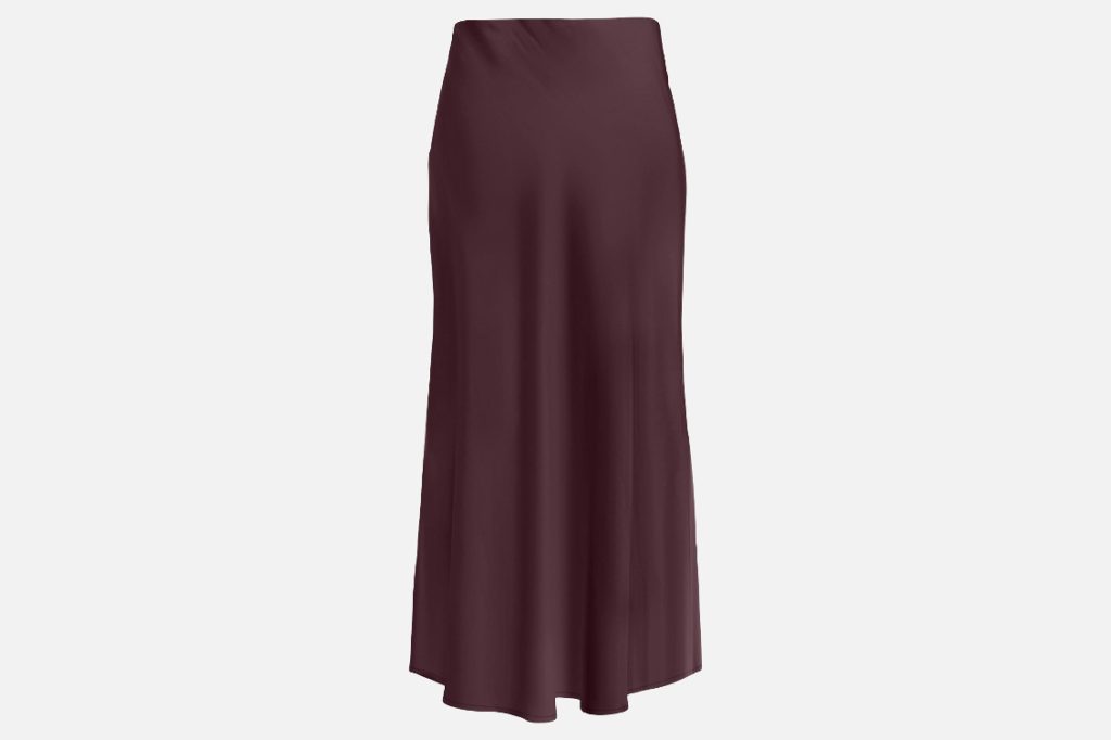 CHIGO ANKLE SKIRT WINE