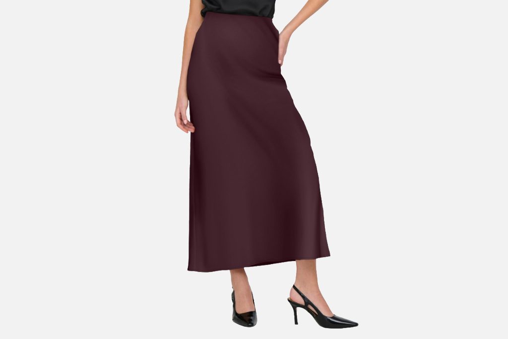 CHIGO ANKLE SKIRT WINE