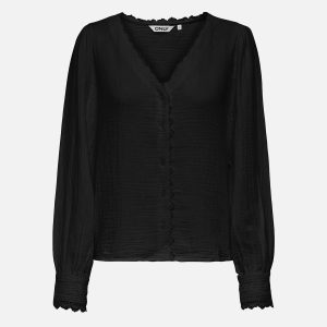 THYRA VNECK BLACK – Image 1