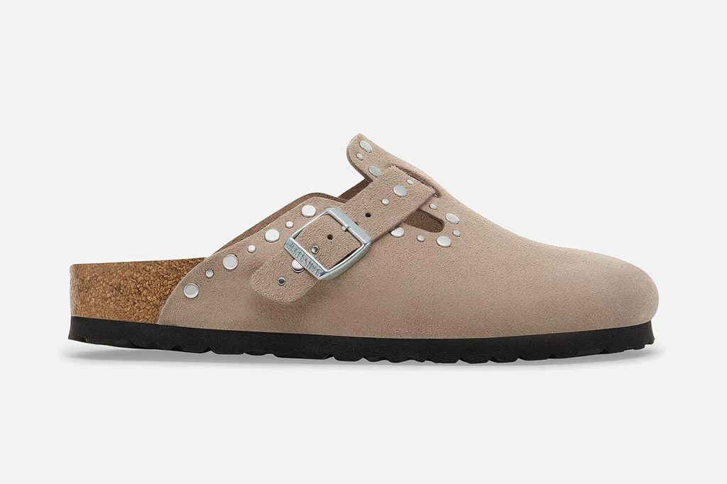BOSTON RIVET SUEDE TAUPE