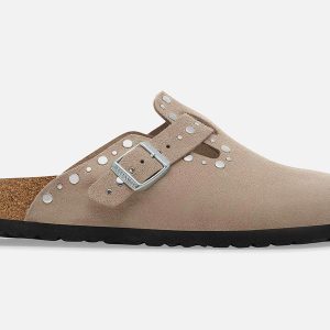 BOSTON RIVET SUEDE TAUPE - Image 1